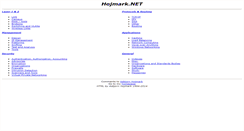 Desktop Screenshot of hojmark.net